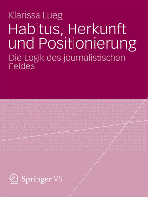 cover image of Habitus, Herkunft und Positionierung